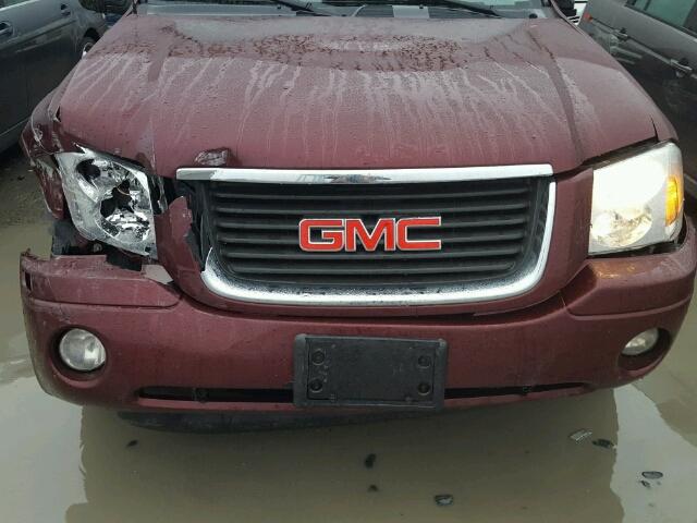 1GKET12S656176108 - 2005 GMC ENVOY XUV MAROON photo 7