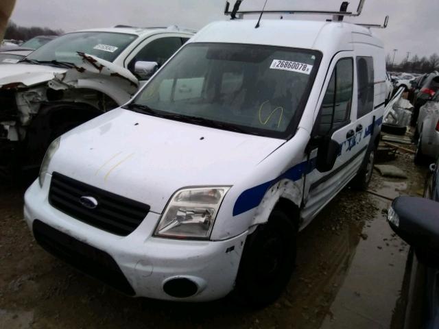 NM0KS9BN1AT031738 - 2010 FORD TRANSIT CO WHITE photo 2