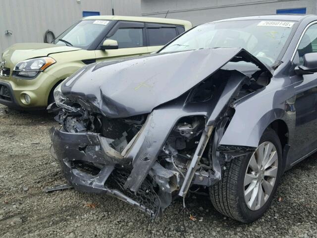 1HGCR2F7XEA044223 - 2014 HONDA ACCORD EX GRAY photo 9