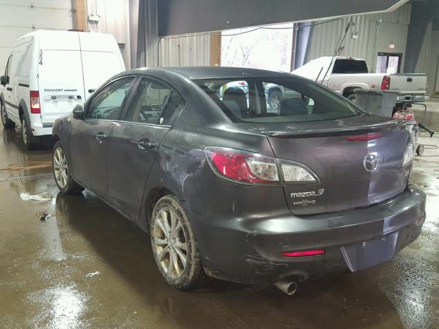 JM1BL1U65B1423433 - 2011 MAZDA 3 S GRAY photo 3