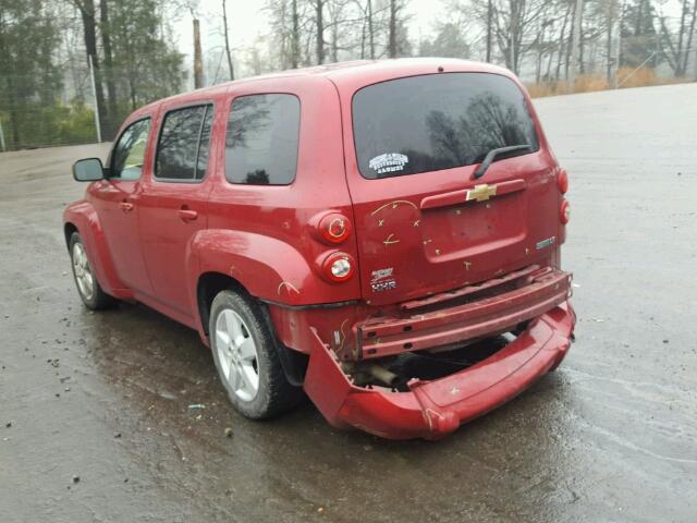 3GNBABDB9AS620277 - 2010 CHEVROLET HHR LT RED photo 3