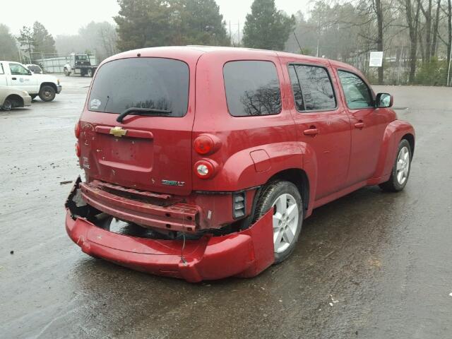 3GNBABDB9AS620277 - 2010 CHEVROLET HHR LT RED photo 4