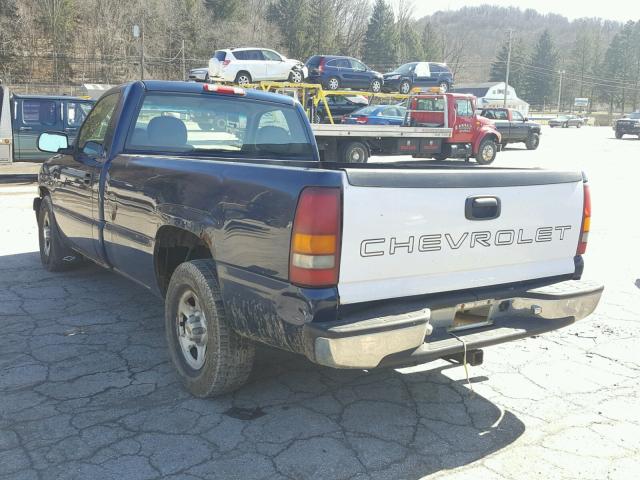 1GCEC14V2YE247155 - 2000 CHEVROLET SILVERADO BLUE photo 3