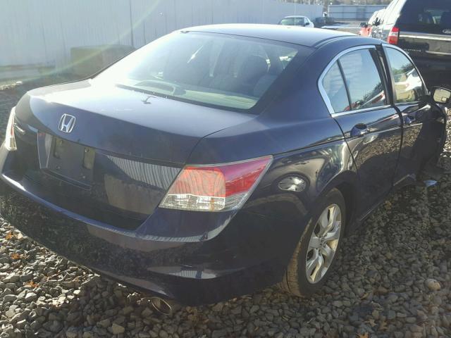 1HGCP26788A110701 - 2008 HONDA ACCORD EX BLUE photo 4