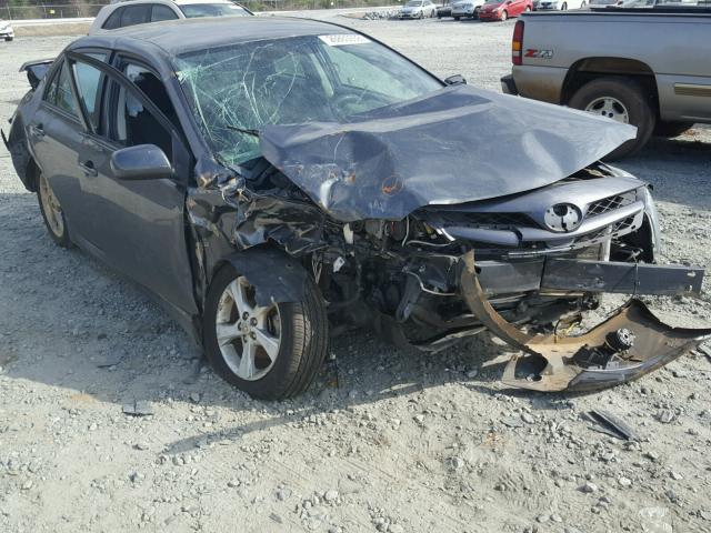 2T1BU4EE1BC584121 - 2011 TOYOTA COROLLA BA GRAY photo 1