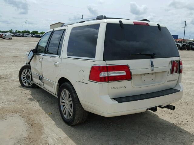 5LMFU28538LJ06813 - 2008 LINCOLN NAVIGATOR WHITE photo 3