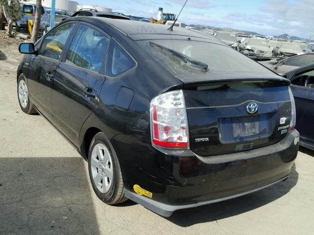 JTDKB20U763180585 - 2006 TOYOTA PRIUS BLACK photo 3