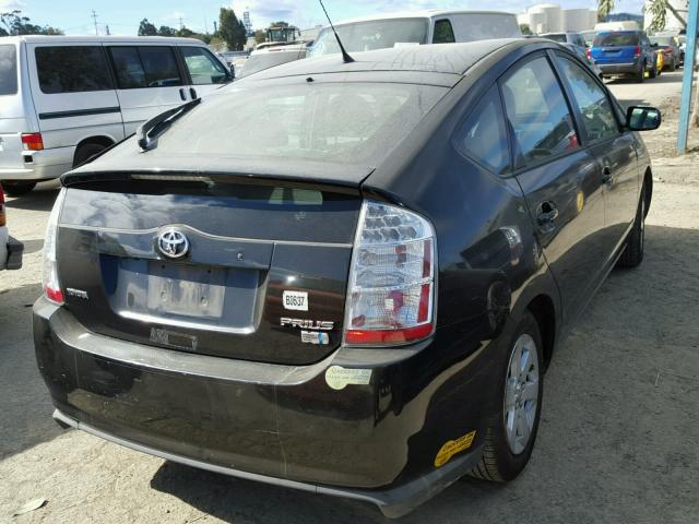 JTDKB20U763180585 - 2006 TOYOTA PRIUS BLACK photo 4