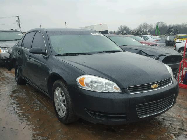 2G1WS583281249991 - 2008 CHEVROLET IMPALA POL BLACK photo 1