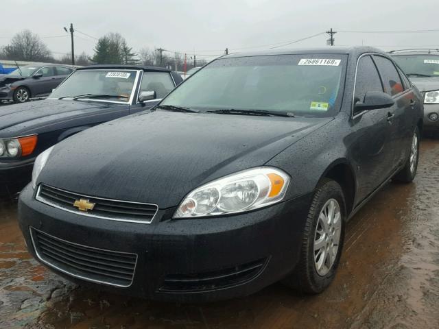 2G1WS583281249991 - 2008 CHEVROLET IMPALA POL BLACK photo 2