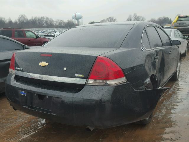 2G1WS583281249991 - 2008 CHEVROLET IMPALA POL BLACK photo 4