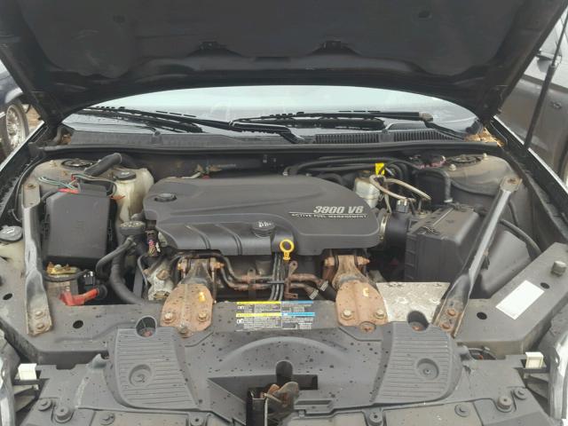 2G1WS583281249991 - 2008 CHEVROLET IMPALA POL BLACK photo 7