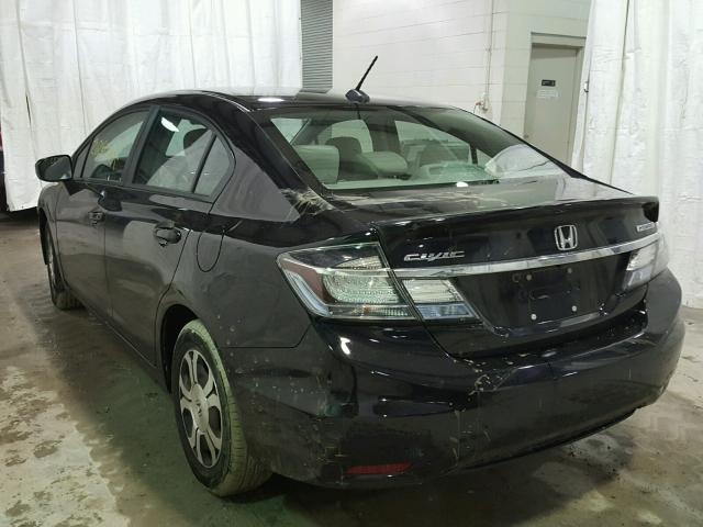 19XFB4F24FE201050 - 2015 HONDA CIVIC HYBR BLACK photo 3