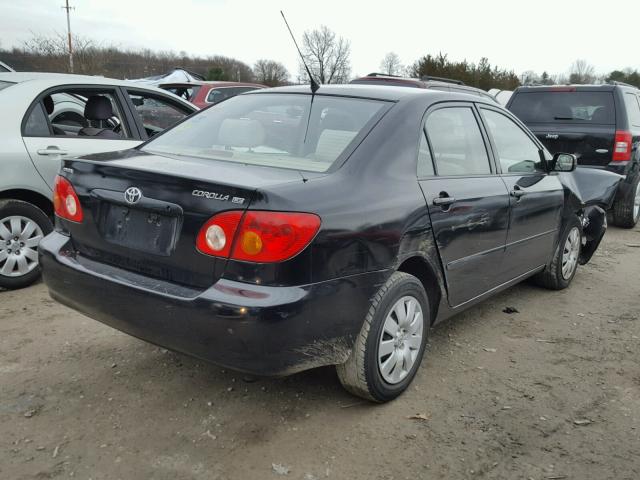 JTDBR32E130040942 - 2003 TOYOTA COROLLA CE BLACK photo 4