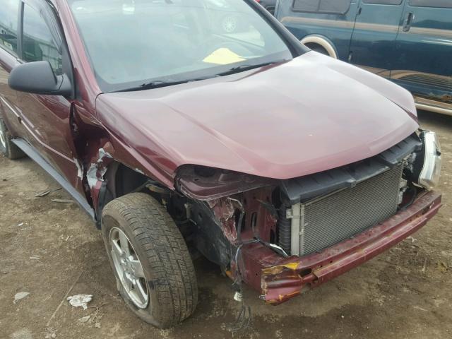 2CNDL13F286044238 - 2008 CHEVROLET EQUINOX LS MAROON photo 9