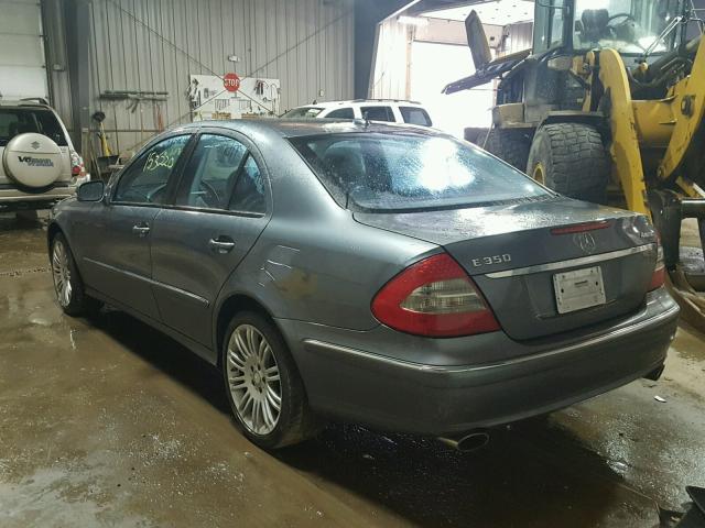 WDBUF87X28B278155 - 2008 MERCEDES-BENZ E 350 4MAT GRAY photo 3