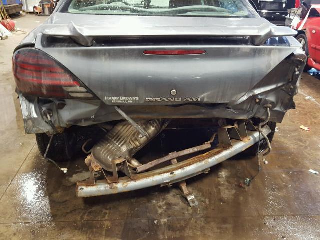 1G2NE52E95M150531 - 2005 PONTIAC GRAND AM S ნაცრისფერი ფოტო 9