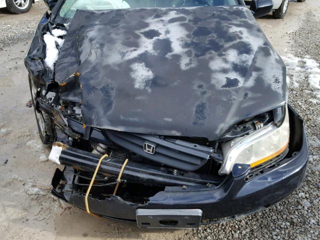 1HGCG2259YA019957 - 2000 HONDA ACCORD EX BLACK photo 7