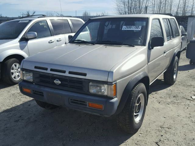 JN8HD17Y9PW127866 - 1993 NISSAN PATHFINDER SILVER photo 2