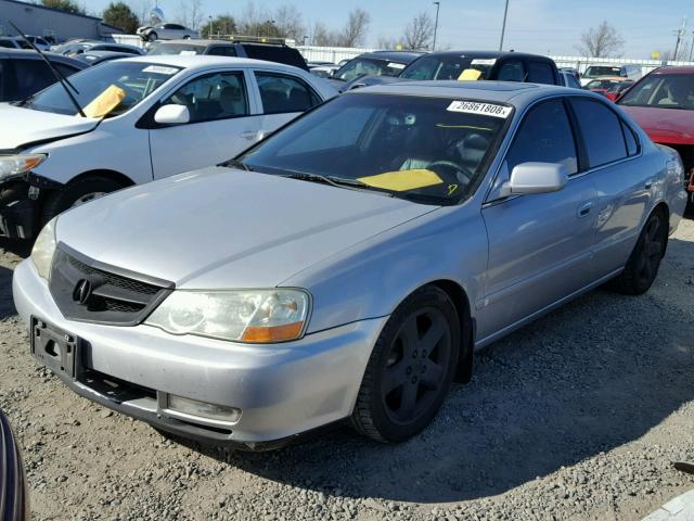 19UUA56923A017786 - 2003 ACURA 3.2TL TYPE SILVER photo 2