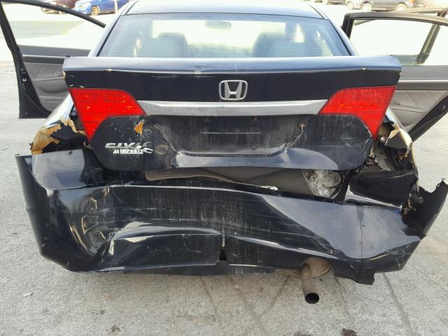 2HGFA1F99BH518093 - 2011 HONDA CIVIC EXL BLACK photo 9