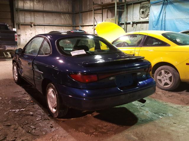 3FAFP11321R147111 - 2001 FORD ESCORT ZX2 BLUE photo 3