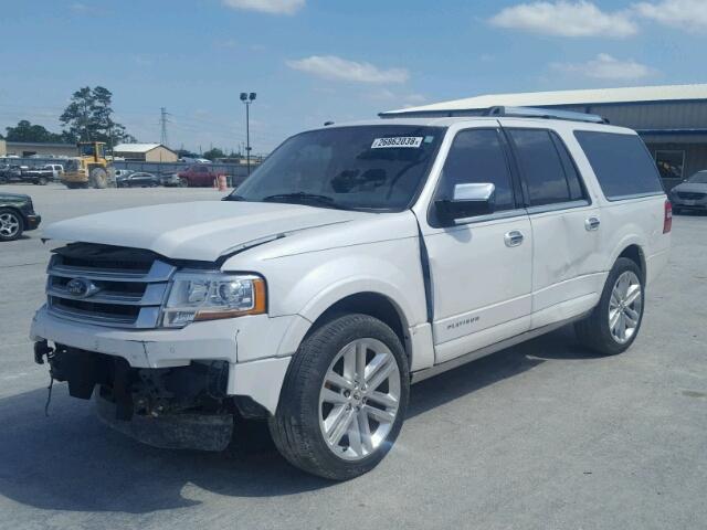 1FMJK1LT7HEA25580 - 2017 FORD EXPEDITION WHITE photo 2