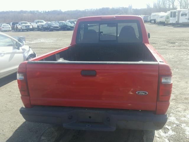 1FTYR10D93PA31633 - 2003 FORD RANGER RED photo 6