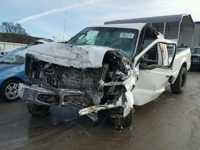 1FTSX21R08EE15458 - 2008 FORD F250 SUPER WHITE photo 2