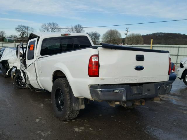 1FTSX21R08EE15458 - 2008 FORD F250 SUPER WHITE photo 3