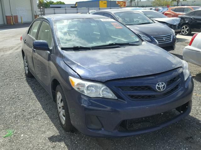 2T1BU4EE2CC770171 - 2012 TOYOTA COROLLA BA BLUE photo 1