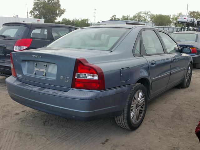 YV1TS94D511209426 - 2001 VOLVO S80 GREEN photo 4