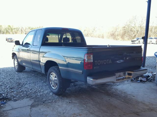 JT4TN12D8V0039303 - 1997 TOYOTA T100 XTRAC GREEN photo 3