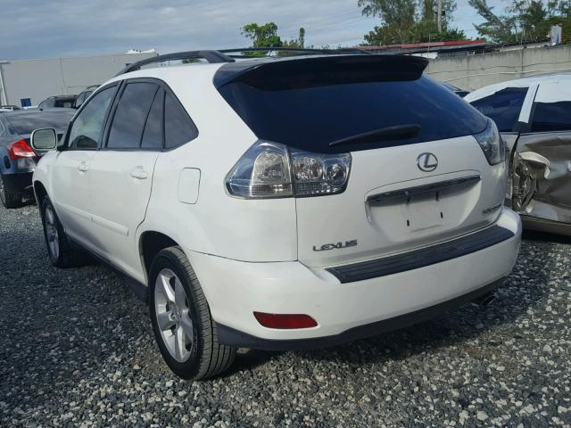 2T2GA31U26C045014 - 2006 LEXUS RX 330 WHITE photo 3