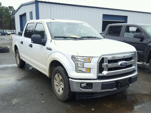 1FTEW1CF2HKC94785 - 2017 FORD F150 SUPER WHITE photo 1