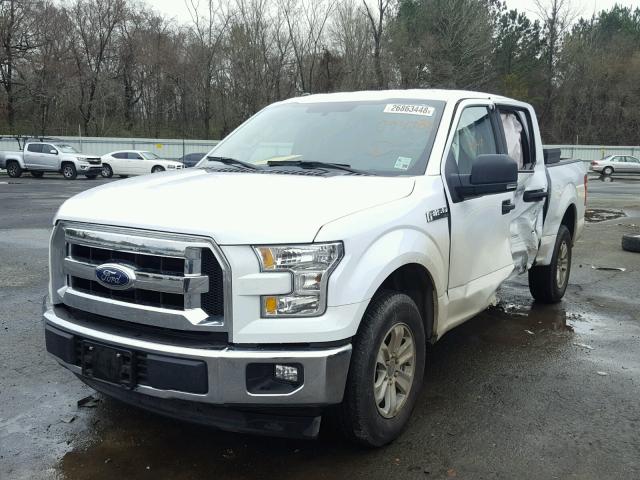 1FTEW1CF2HKC94785 - 2017 FORD F150 SUPER WHITE photo 2