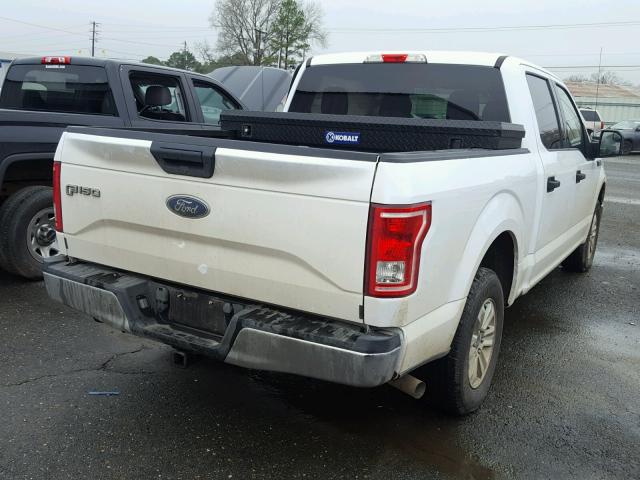 1FTEW1CF2HKC94785 - 2017 FORD F150 SUPER WHITE photo 4