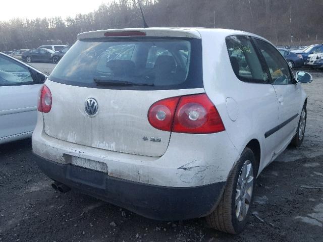 WVWBS71K57W269792 - 2007 VOLKSWAGEN RABBIT WHITE photo 4