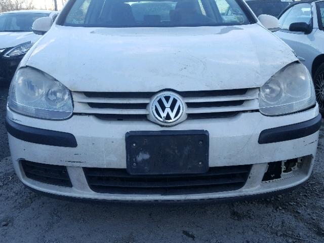 WVWBS71K57W269792 - 2007 VOLKSWAGEN RABBIT WHITE photo 7