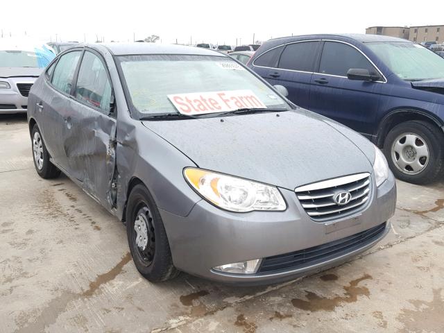 KMHDU4ADXAU022320 - 2010 HYUNDAI ELANTRA BL GRAY photo 1