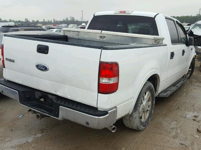 1FTPW12534KB95968 - 2004 FORD F-150 LARI WHITE photo 4