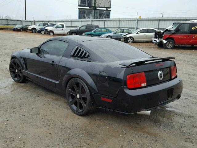 1ZVHT82H365214873 - 2006 FORD MUSTANG GT BLACK photo 3