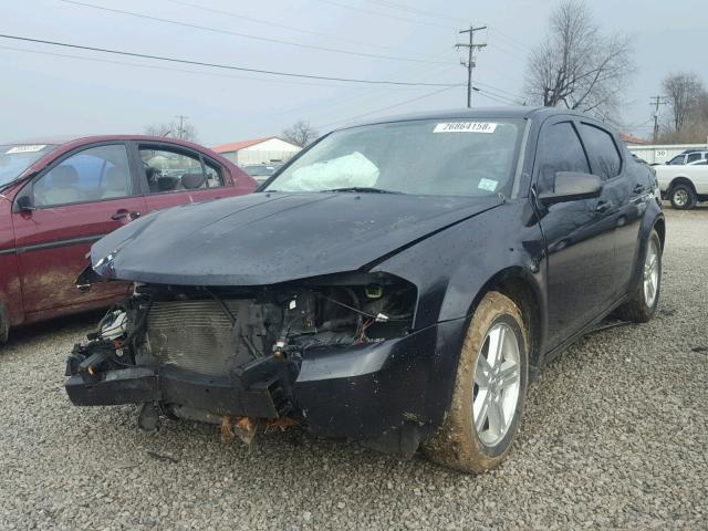 1B3LC56B39N522598 - 2009 DODGE AVENGER SX BLACK photo 2