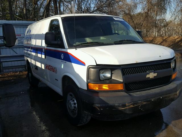 1GCGG256581150534 - 2008 CHEVROLET EXPRESS G2 WHITE photo 1