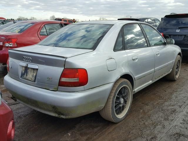 WAUDC68D5YA128840 - 2000 AUDI A4 1.8T QU SILVER photo 4