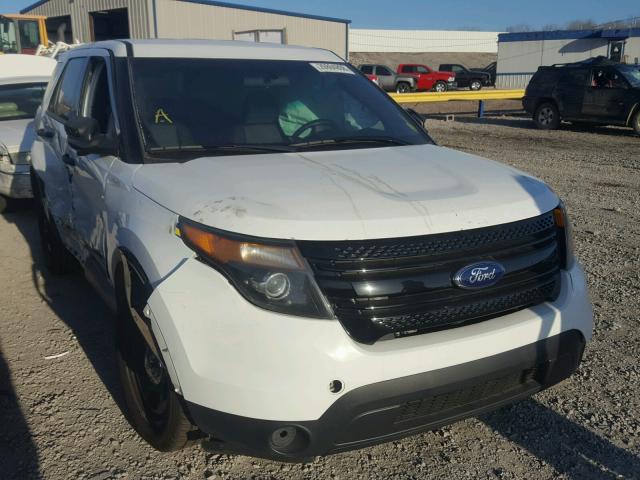 1FM5K8AR6EGA33641 - 2014 FORD EXPLORER P WHITE photo 1