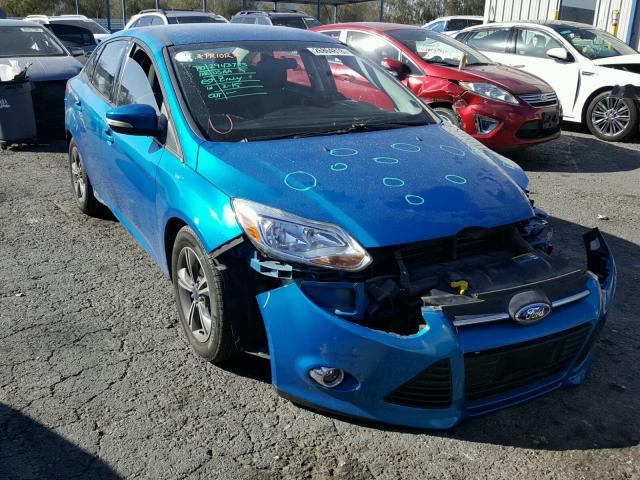 1FADP3F24EL237755 - 2014 FORD FOCUS SE BLUE photo 1