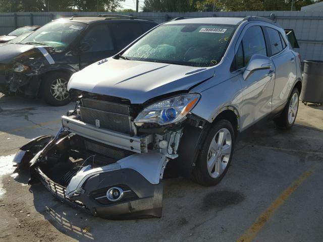 KL4CJCSB4GB524111 - 2016 BUICK ENCORE SILVER photo 2