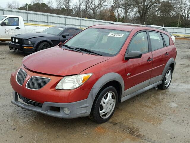 5Y2SM65886Z415375 - 2006 PONTIAC VIBE RED photo 2