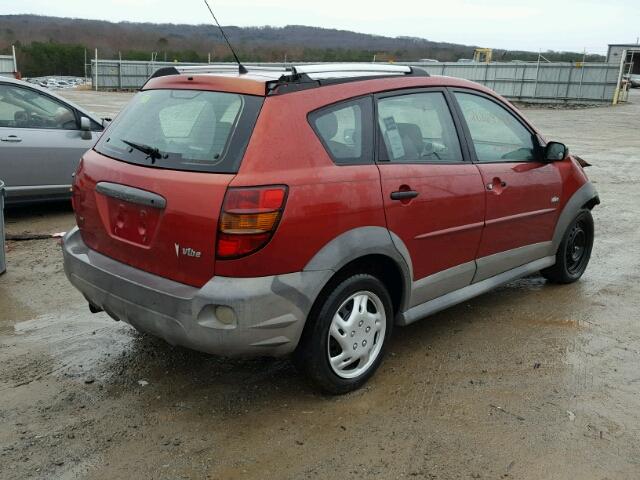 5Y2SM65886Z415375 - 2006 PONTIAC VIBE RED photo 4